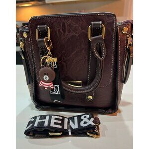 Kuchen & Bag Crossbody Bag Handbag Shoulder Satchel Purse Thick Strap Teddy